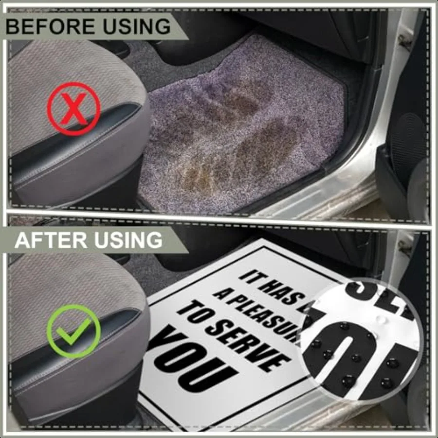 200 Pcs 15 x 20 Inch Waterproof Car Paper Floor Mats  Floor Mats for Cars Temporary Auto pad Covers Protector for Automotive Ve