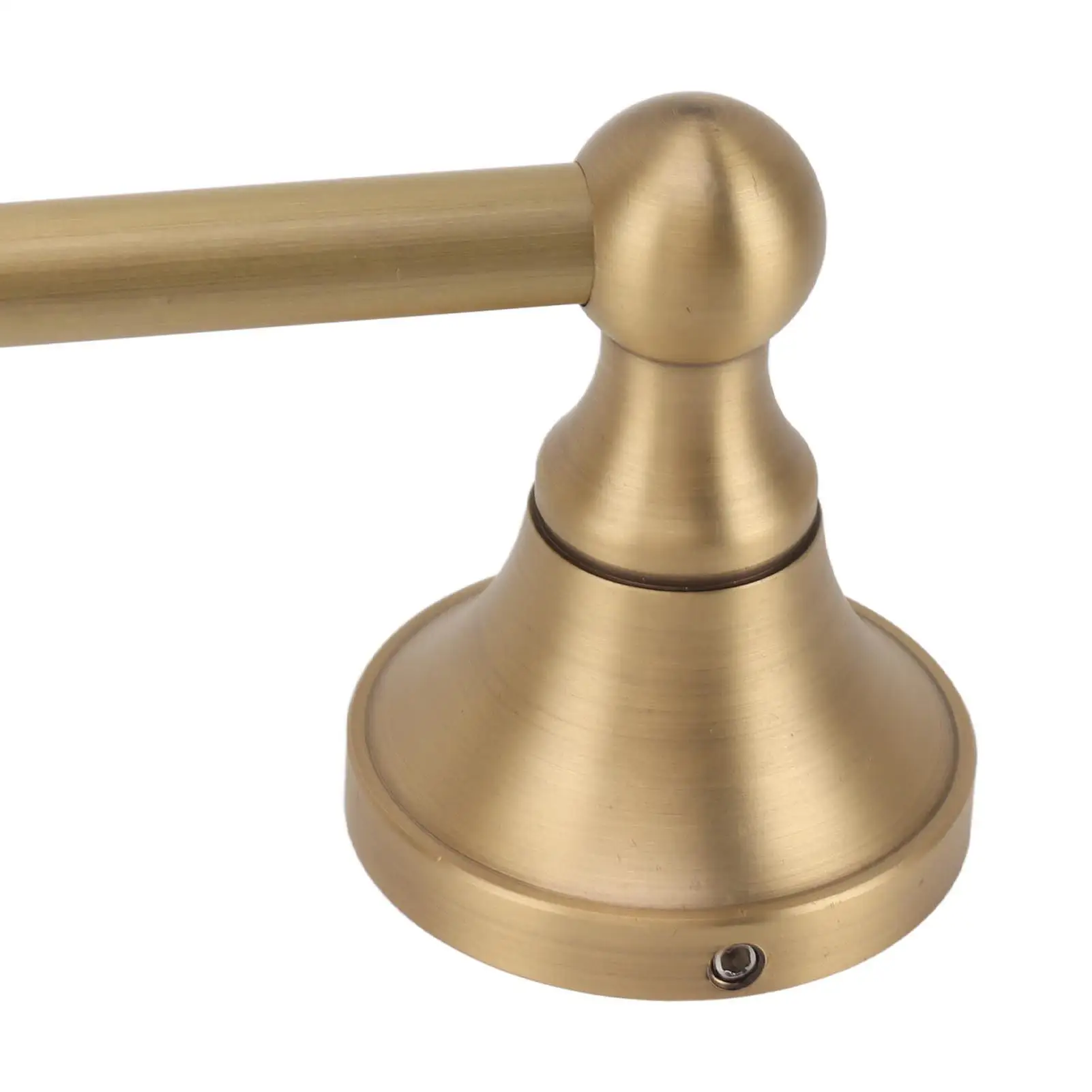 銅ヨーロッパレトロタオルバー壁掛け耐侵食性浴室ホルダー安定した構造スタイリッシュなデザイン