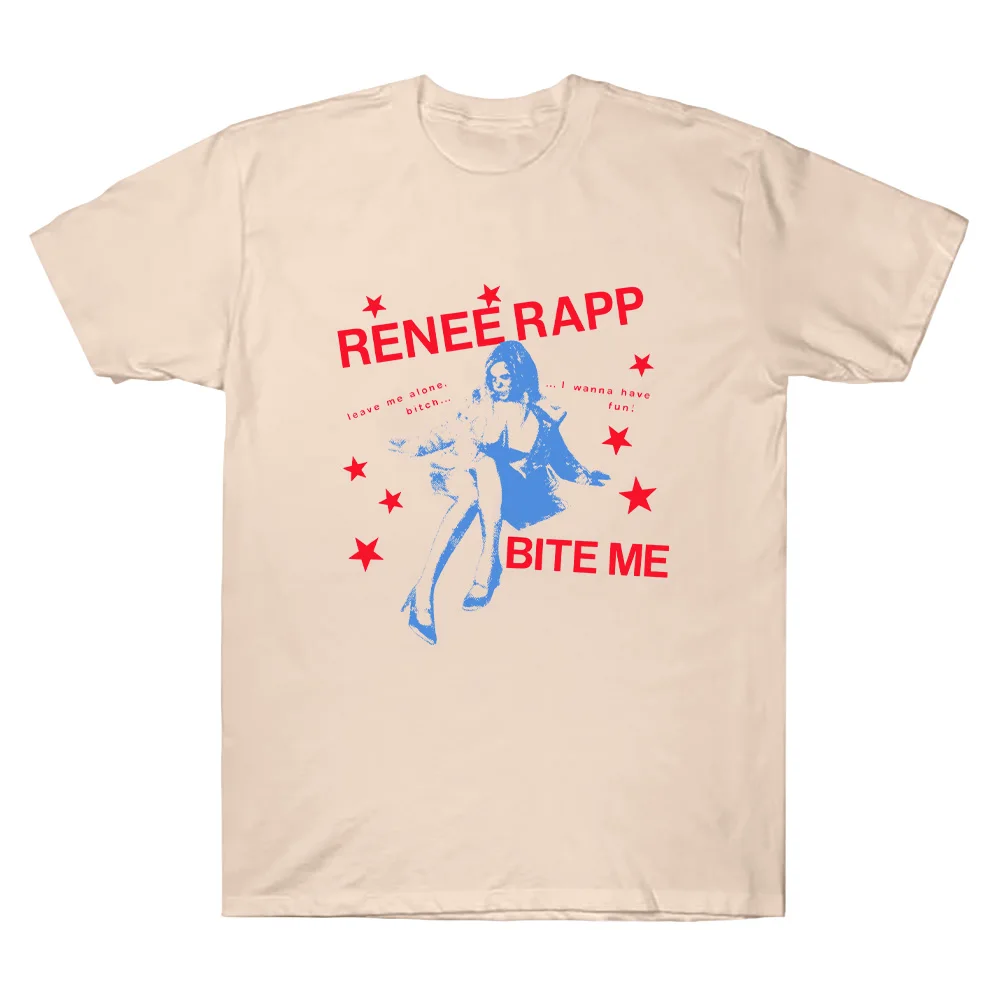 Pink Tour Tee Reneé Rapp Geschenk für Frau und Mann, Unisex-T-Shirts, bequeme Baumwolle, O-Ausschnitt, kurze Ärmel, ästhetische, lässige Oberteile – Detail 8