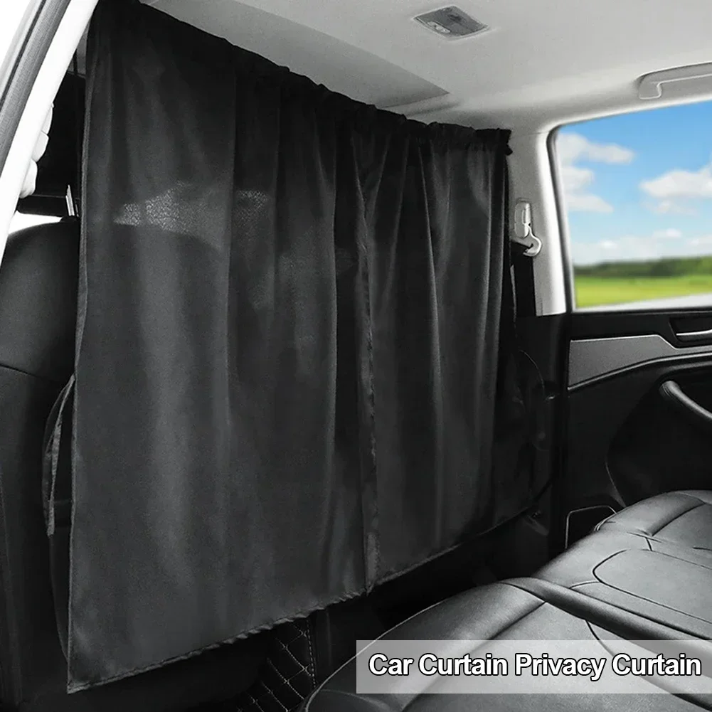 2pcs/set Car Isolation Curtain Sealed Taxi and Commercial Vehicle Air-conditioning Sunshade and Privacy Curtain for Travel