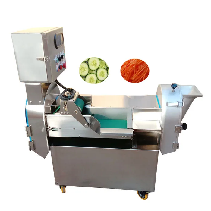 Double Heads Multifunctional Onion Cutter Equipment Industrial Cutting Machine for Leaf Vegetable