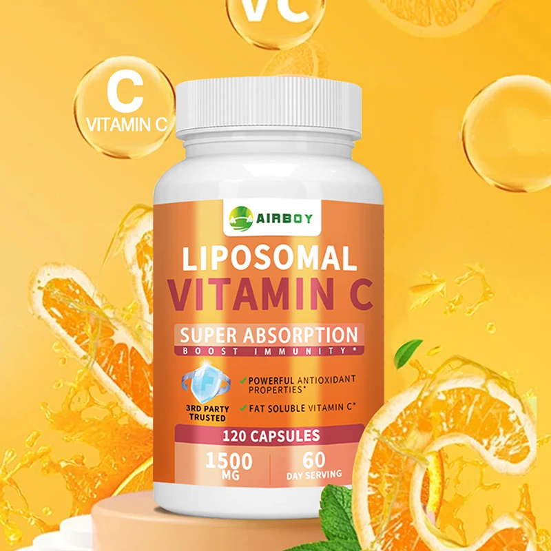 Liposomal Vitamin C - High Absorption VIT C, Immune System & Collagen Booster, Antioxidant