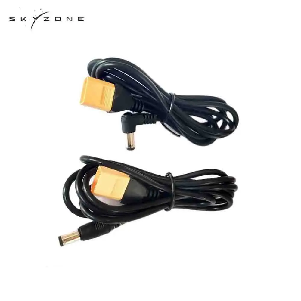 

SKYZONE FPV Goggles Кабель питания постоянного тока DC5.5 2.1 Штекер к разъему XT60 для очков RC Drone Провод для зарядки аккумулятора Connect RC
