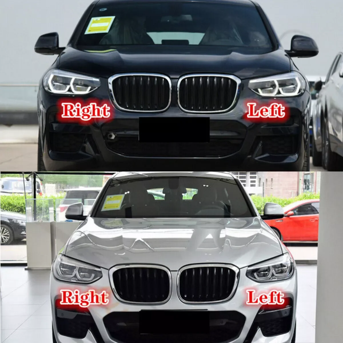 Para BMW G01 G02 G08 X3 X4 M Sport 2018 2019 2020 2021 cubierta de luces de coche lente de faro transparente carcasa tapa de faro piezas de automóvil delanteras
