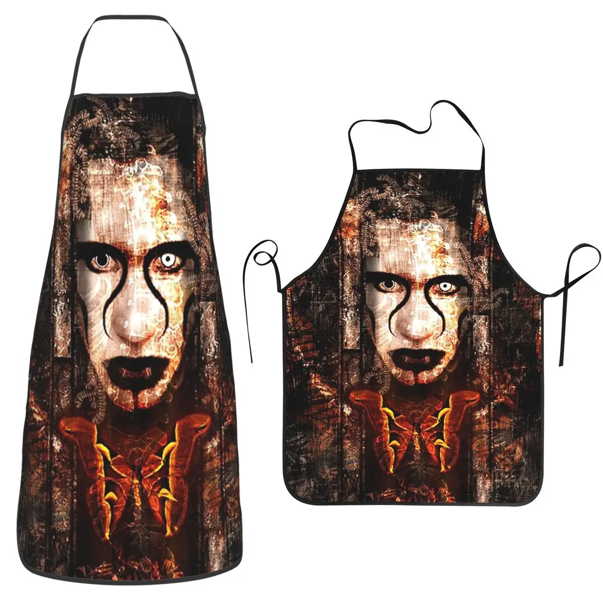 Marilyn Manson Got My Wings Aprons Chef Cooking Tablier Waterproof Bib Kitchen Cleaning Pinafore for Women Men Gardening