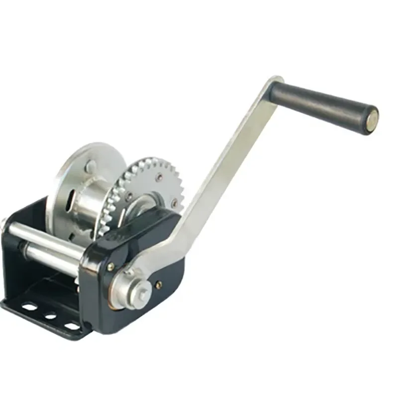 Portable Hand Winch WT T10 Manual Cable Puller Heavy Duty Lifting Tool for Car Truck Boat Recovery Gear Compact Design WT T10