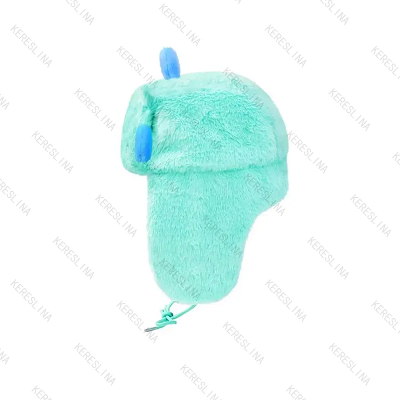 Autumn and winter warm plush ear protection hat popular in Europe and America high streets cute versatile ear protection hat emo