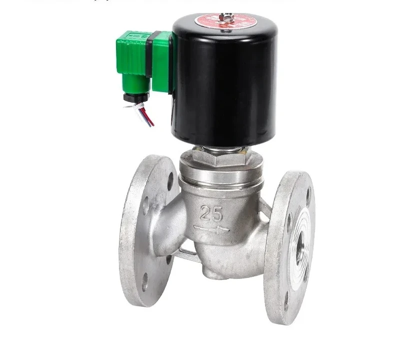 ZBSF stainless steel 304 flange steam solenoid valve high temperature flange solenoid valve DN15 DN25 DN40