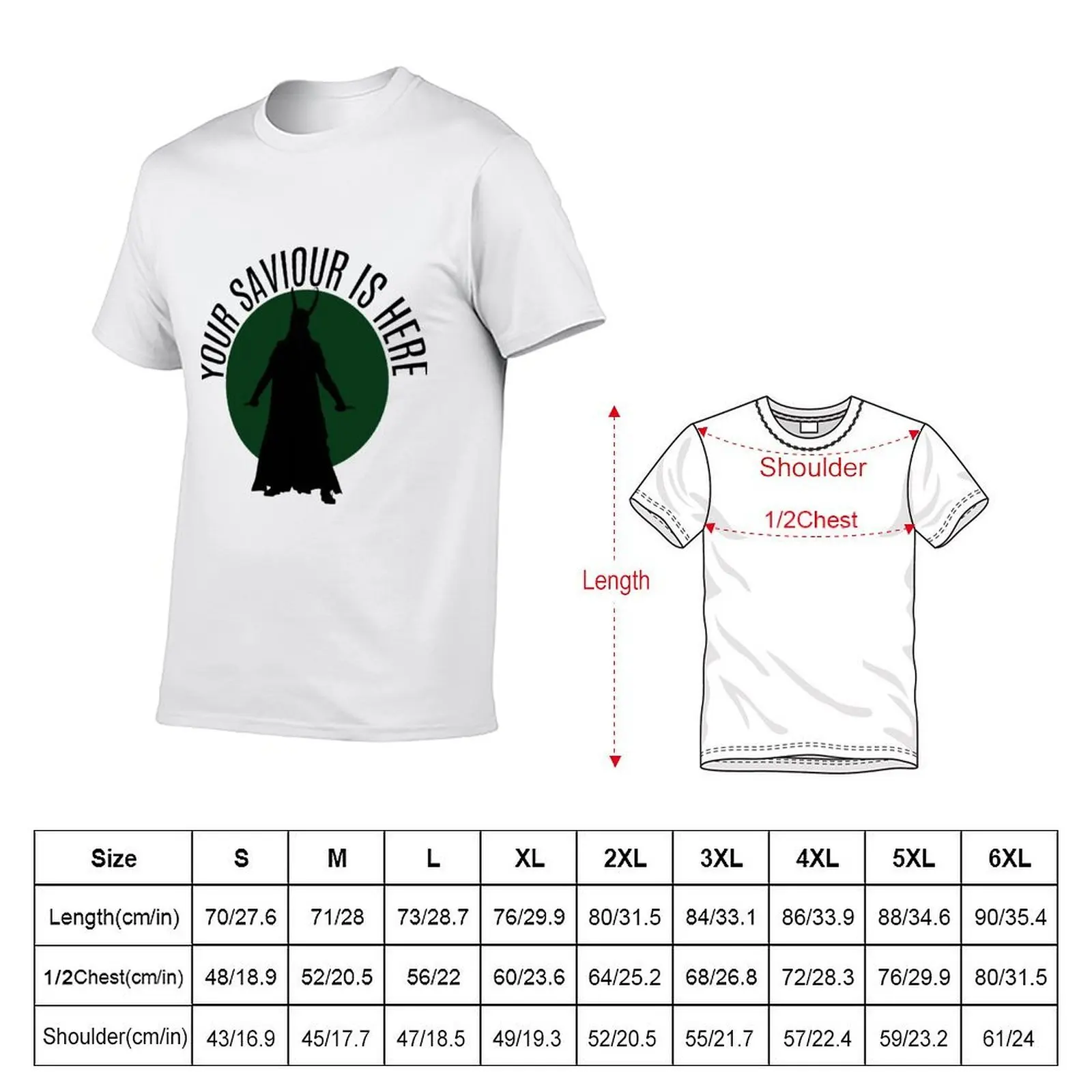 your saviour is here T-Shirt vintage t shirts designer shirts mens designer clothes