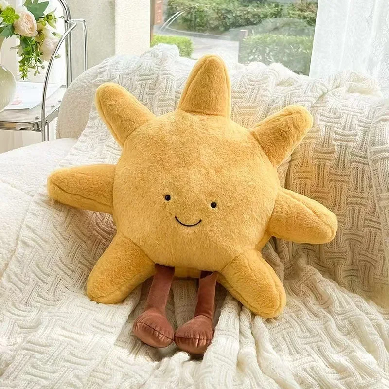 Simpatico cartone animato Sole Cuscino Divano Soggiorno Decorazione Luna Cuscino Bambola Ragazza Regalo Bambini Coaxing Dormire