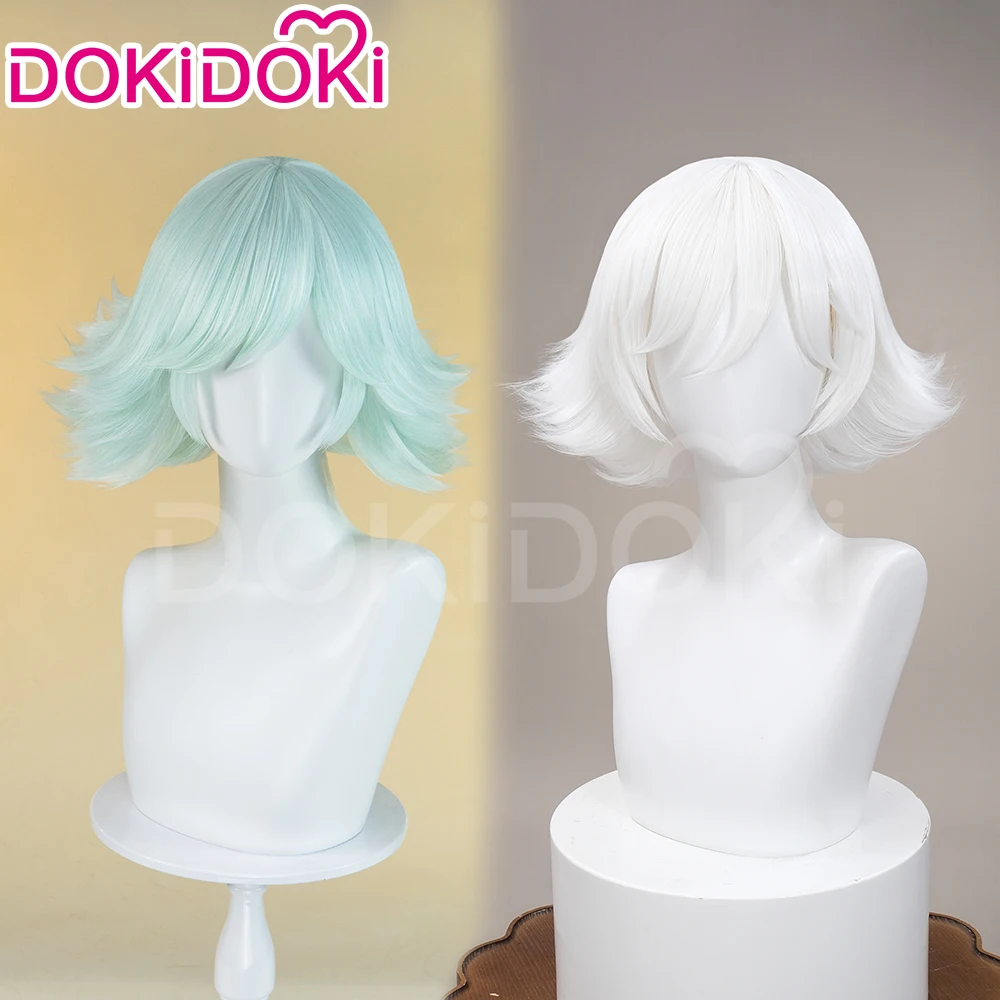 IN STOCK Mizuki Wig Anime Cosplay Wig DokiDoki Men 33cm Short White Hair Mizuki Cosplay Heat Resistant Wig Free Wig Cap