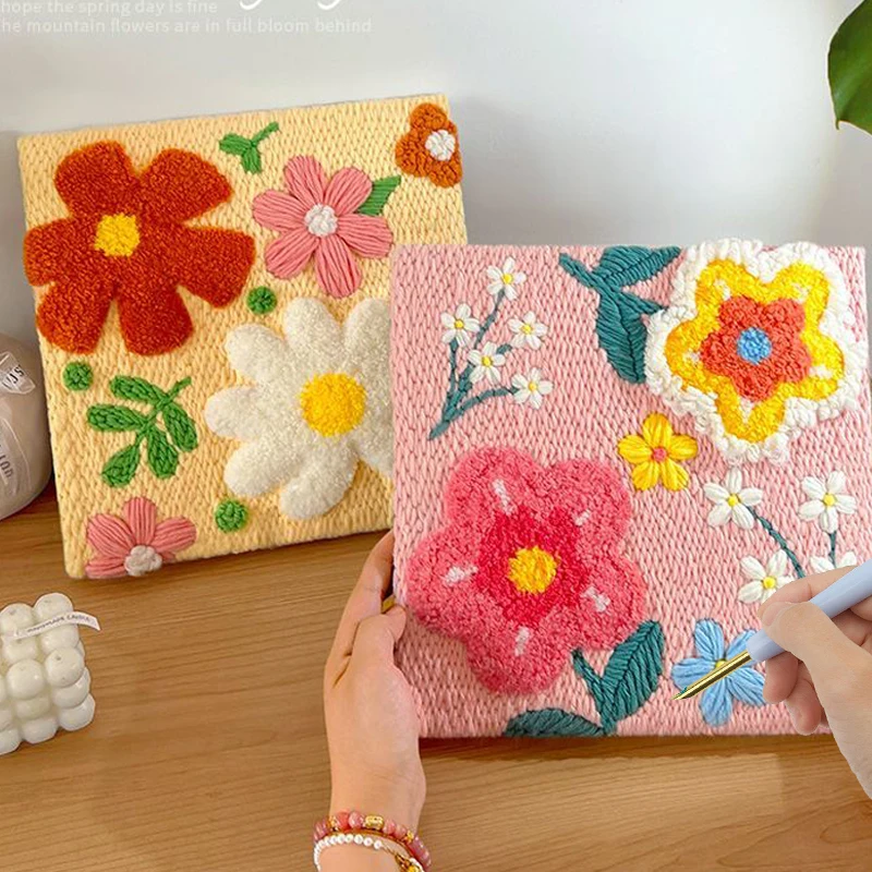 

Набор для вышивания цветочными иглами, легкие ремесленные волшебные иглы для вышивания, набор для домашнего декора, набор для вышивки крестом, домашний декор