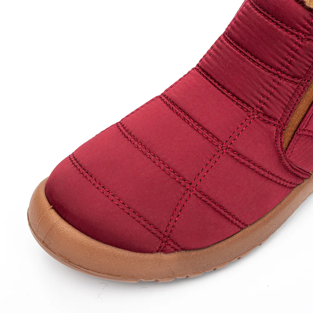 Winter Women Boots Waterproof Snow Boots Plus Size Couple Shoes Antislip Warm Fur Casual Flat Shoes Ankel Boots image 4