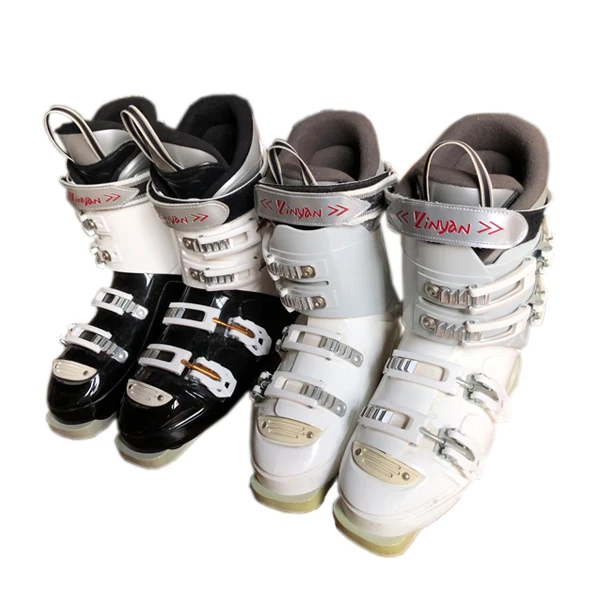 Alpine Ski Boots With Stiff Shell