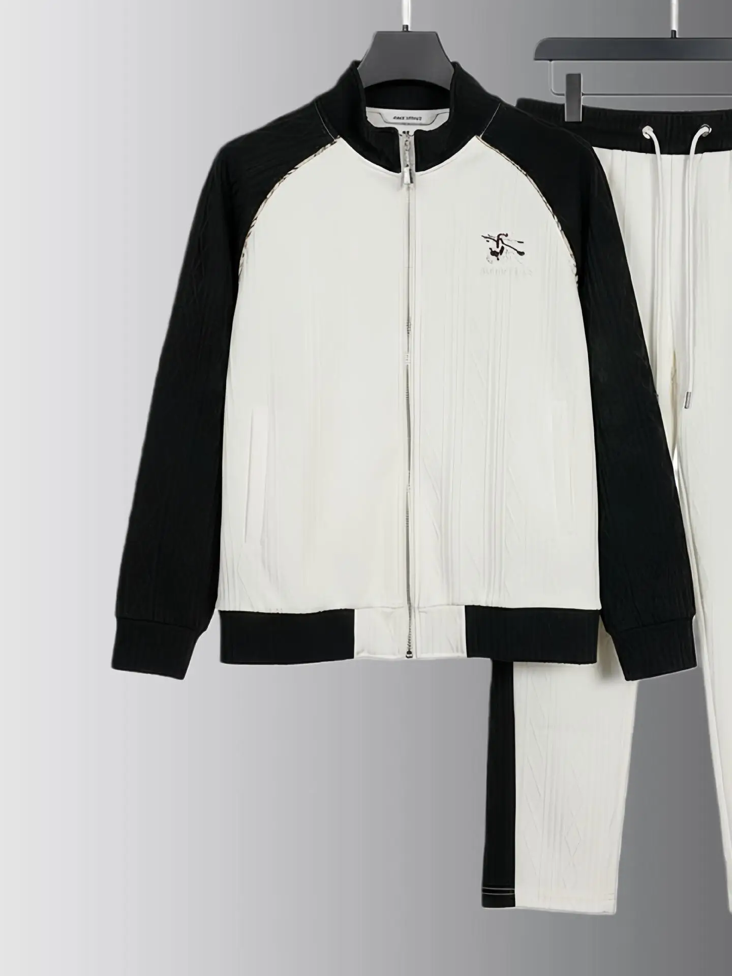 

Autumn Casual Sportswear Set Faionable Men's Hoodie And Pants Color Blo Two-Piece Suit Korean Sle Streetwear