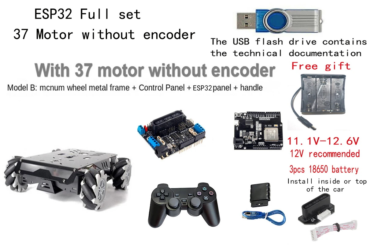 Variant: ESP32 Full DC motor