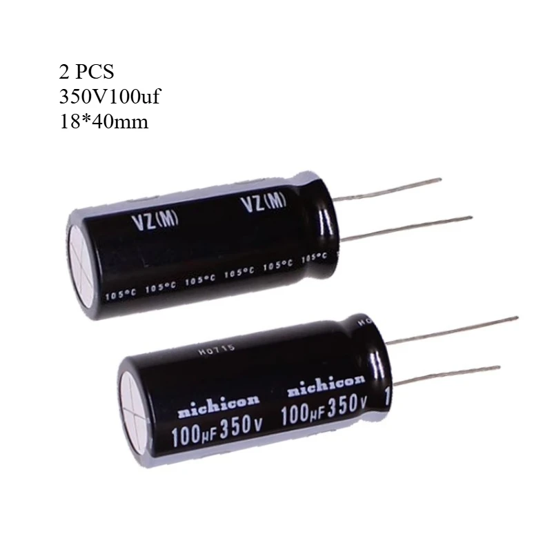 

（1PCS）100UF 350V Aluminum Electrolytic Capacitor 350v100uf 18*40mm nichicon VZ 105°C Through Hole Fixed Capacitors