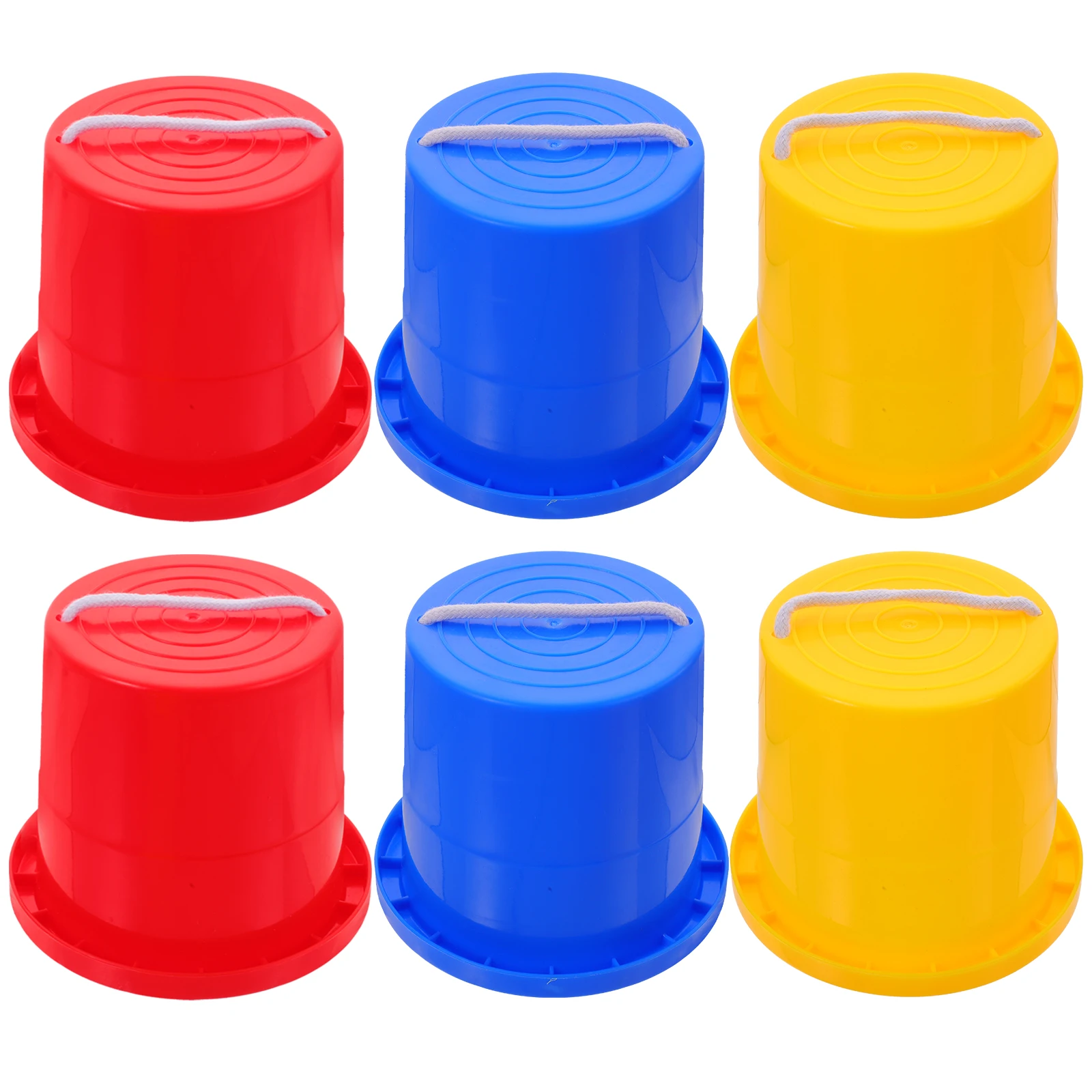 

Sensory Training Stilts Kids Jumping Buckets Plastic Safe Toy Garden Playgrounds Home Use Balance Coordination