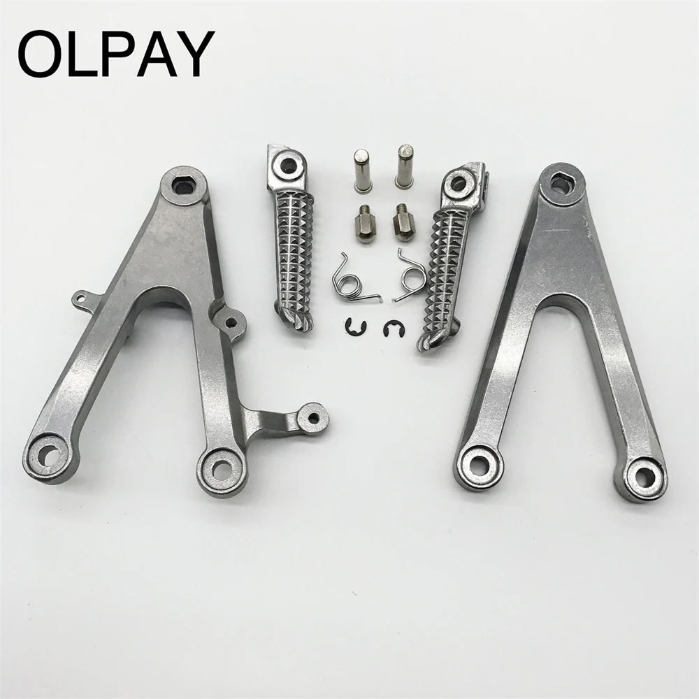 For YAMAHA YZF-R1 YZFR1 YZF R1 2002 2003 Motorcycle Accessories Footrests Front Foot Pegs Pedals Rest Footpegs Bracket