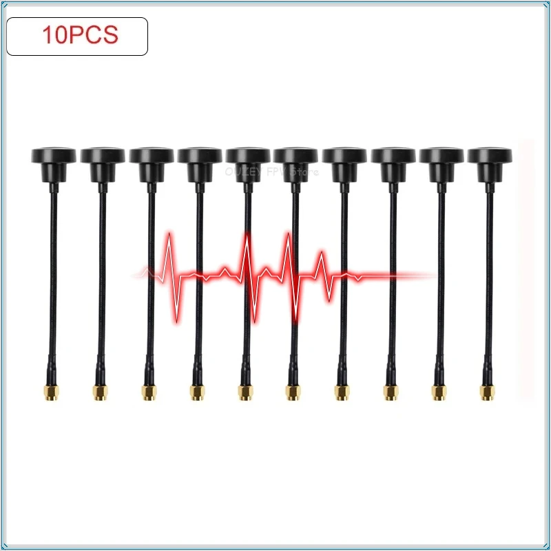 

Top Quality 10PCS Pagoda PRO 150mm 5.8GHz 3dBi Omni FPV Antenna RHCP SMA for RC Freestyle FPV Racing Drone VTX Goggles DIY Parts