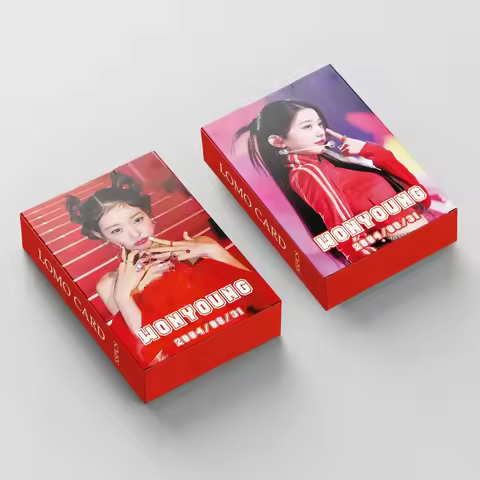55pcs/set Kpop Jang Won Young Lomo Cards Single Solo High Quality IVE WonYoung Photocards