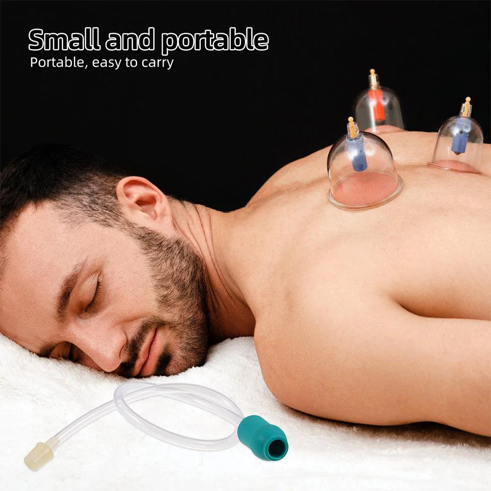 Tubo di prolunga per coppettazione da 4 pezzi 40 cm Sostituzione trasparente per pompa a vuoto Tubo flessibile durevole Massaggio portatile Uso rilassante