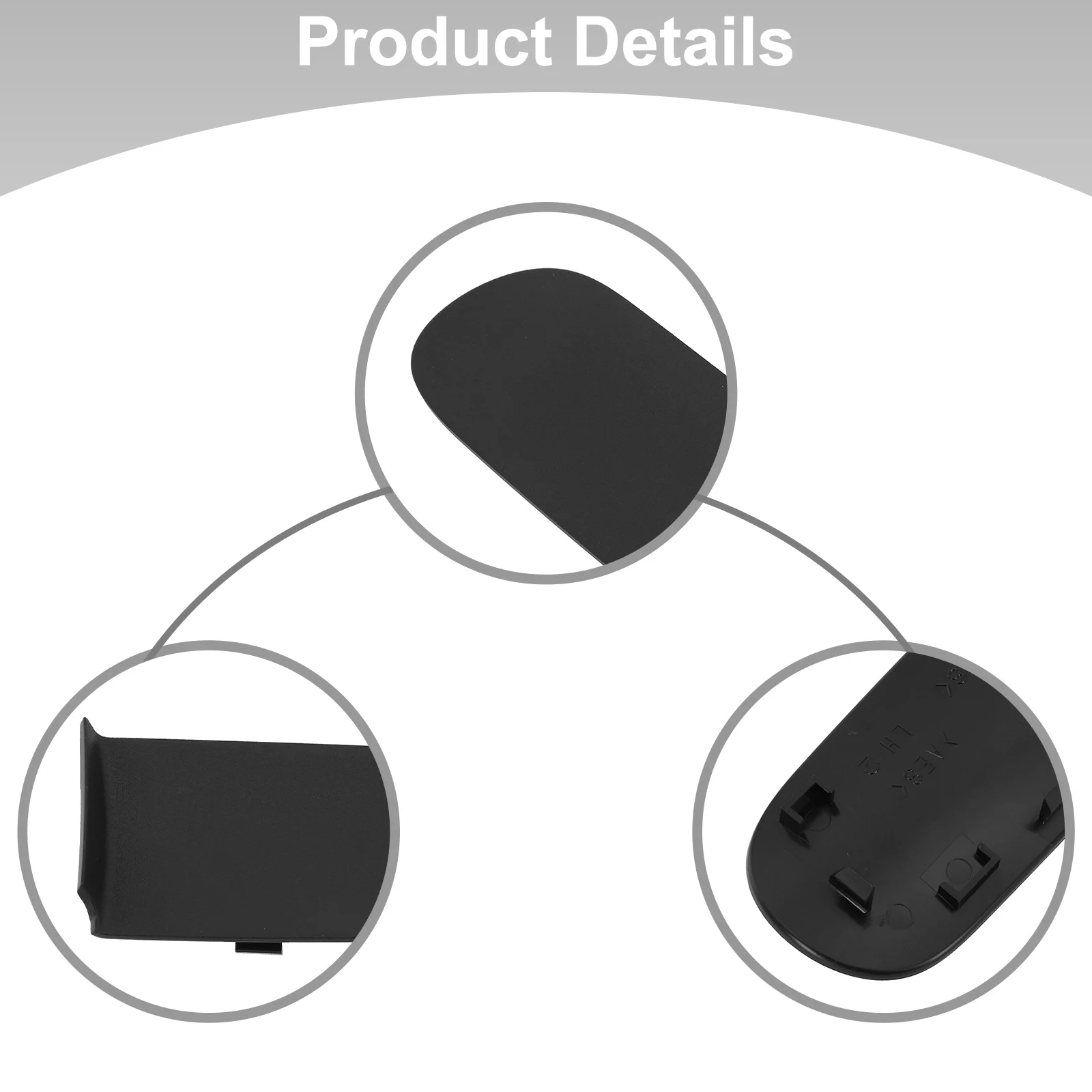 

MX-5 Cover Cap Left Door Handle Cover Non-deformation Practical Usage Quick To Install Replacement Installation