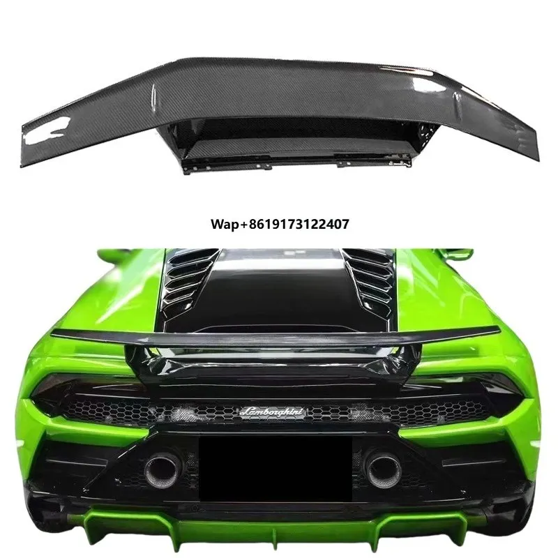 

Детали для тюнинга автомобилей: задний спойлер из сухого карбона в стиле Tecnica для Huracan Evo LP610 LP580, комплект обвеса