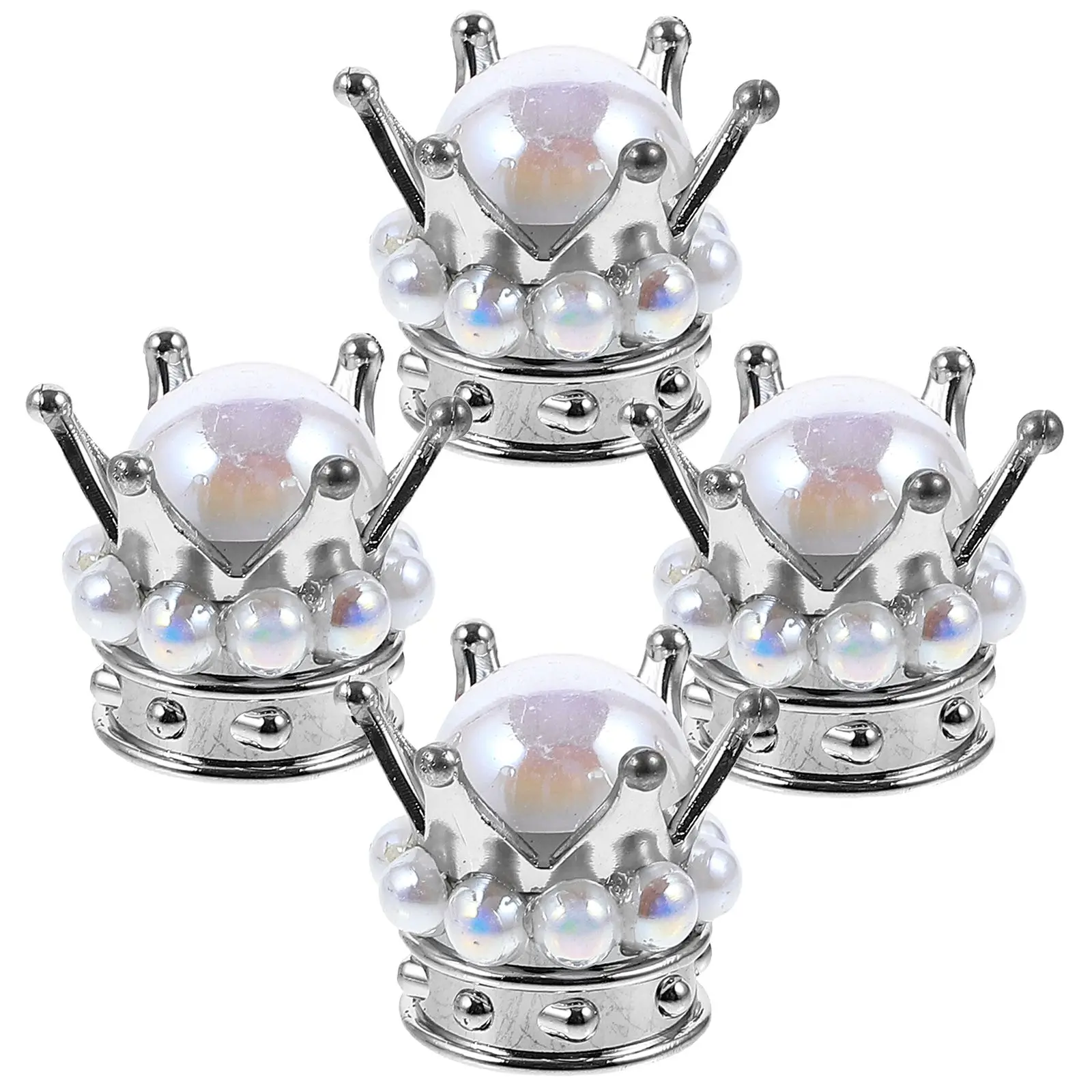 

4 Pcs Valve Cap Car Bumper Protector Motorcycle Tire Caps Stem Universal Accessories