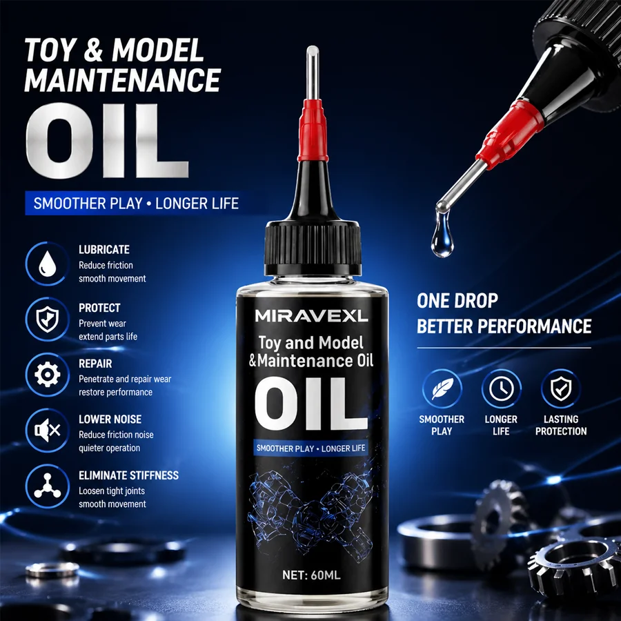 

MIRAVEXL Model Maintenance Lubricating Oil Action Figure Joints Care Rust Proof Hobby DIY Lubricant Accessory
