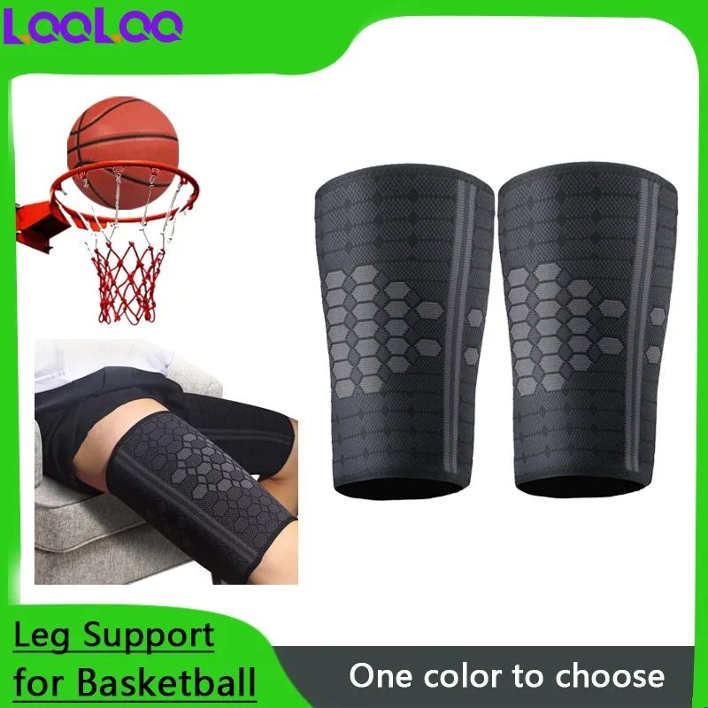 

1Pcs Thigh Compression Sleeve for Basketball Football Volleyball ,Pain Relief & Recovery - Thigh Brace Wrap Great for Running