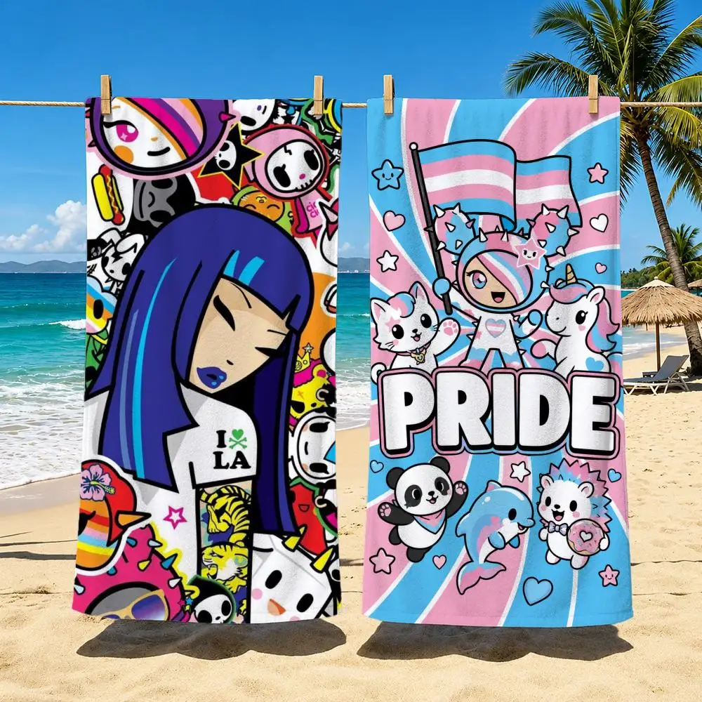 Brand Tokidoki Towel Towel Soft Pool Gift For Travel Gym Shower Cool Camping Quick Dry Sports  Large Beach Towel