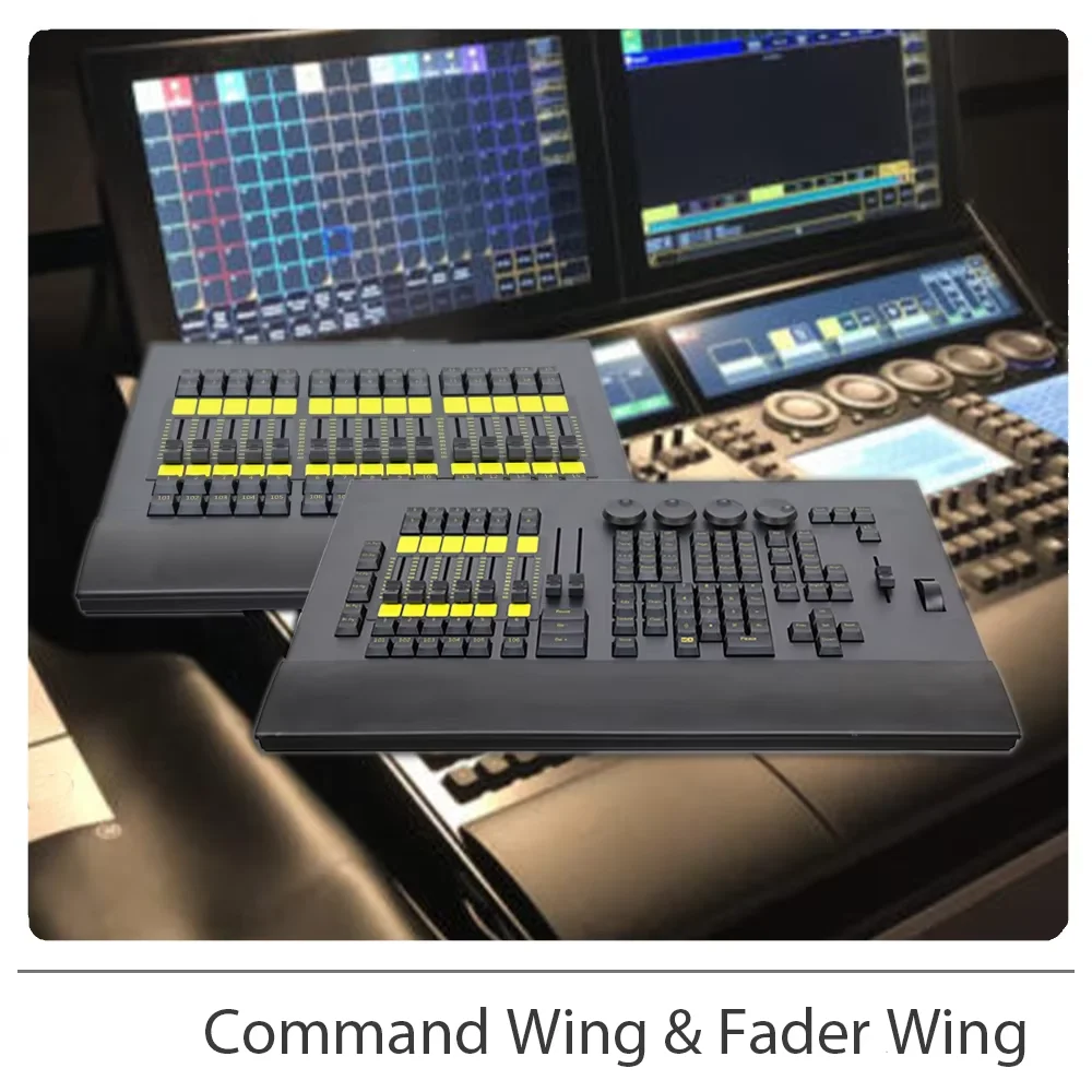 

Command Wing Fader Wing Console Stage Lights Ccontroller dmx512 DJ Lighting For DJ Disco Moving Head Beam Wash