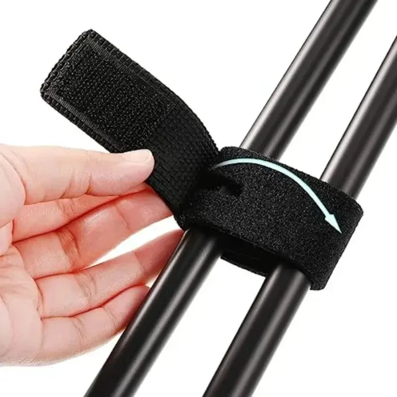 Fishing Rod Tie Holder Strap Belt Tackle Elastic Wrap Fishing Band Pole Holder Fastener Ties Outdoor Fish Tool Accessories