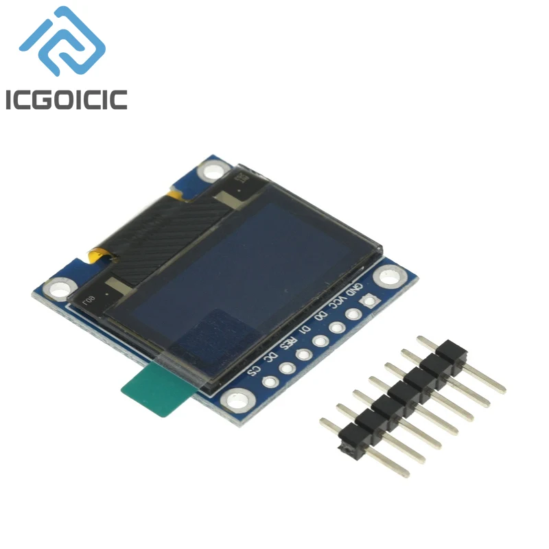 0.96 Inch IIC SPI Serial 7Pin White/Blue/Yellow Blue/Yellow OLED Display Module SSD1306 12864 LCD Screen Board  for Arduino