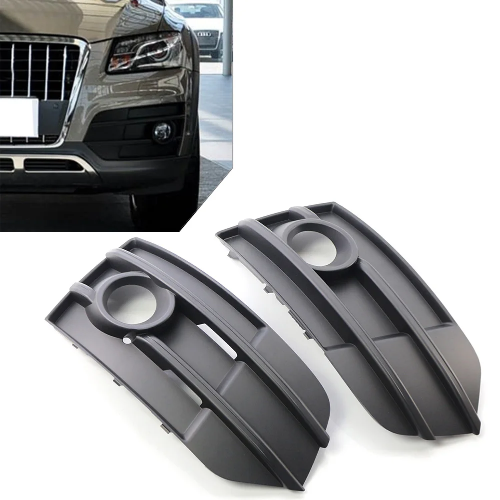 1Pair Car Front Bumper Fog Light Grille Left & Right For Audi Q5 Cross Country/Off-Road/Pick-up 2009-2017