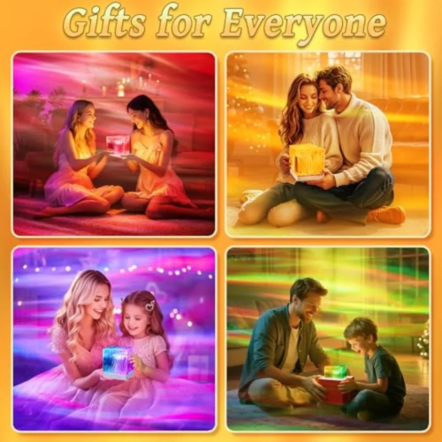 Teenager Girl Gift Ideas Northern Lights Projector, 18 Colors Aurora Light Projector, Dimmable Aurora Projector Mood Lighting f
