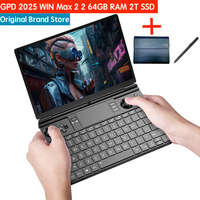 New Arrival! GPD 2025 WIN Max 2 64GB 32GB RAM 1TB 2TB SSD AMD 8840U AI9 HX370 Gaming Laptop Mini PC Notebook LPDDR 5
