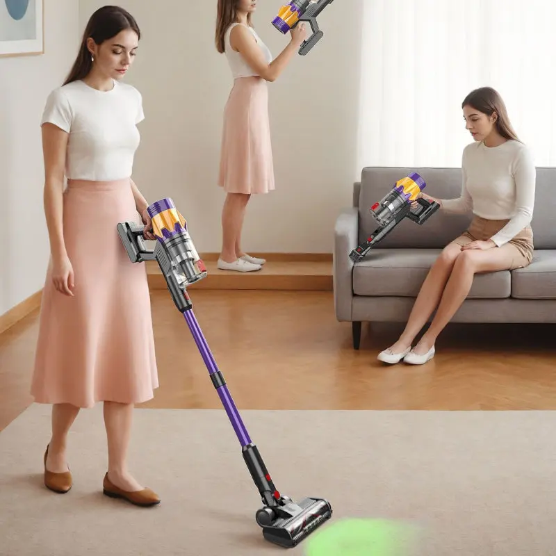 Vacuum cleaner new household suction mopping pet hair three-in-one handheld silent large suction