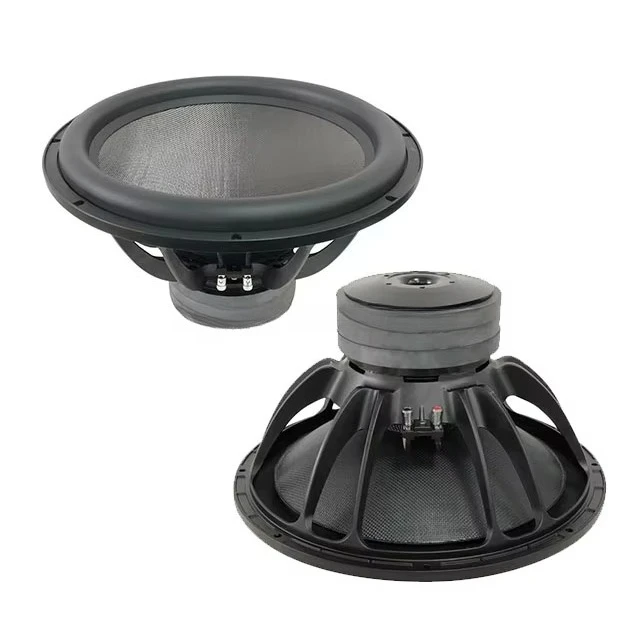 2pcs OEM 18-Inch Woofer Driver Home Speaker with 2000WRMS Big Power Wireless Audio Subwoofer Waterproof for Car & Theatre Use