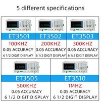 East Tester LCR Benchtop Digital Bridge 100kHz-1MHZ Desktop LCR Tester Meter Capacitance Resistance Impedance Inductance Measure