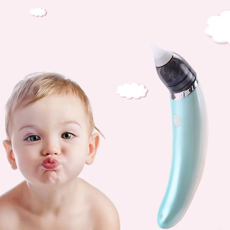 Aspiradores eléctricos de mocos para niños pequeños, limpiador Nasal automático para recién nacidos, recargable, desmontable, antireflujo para lactancia de bebés recién nacidos