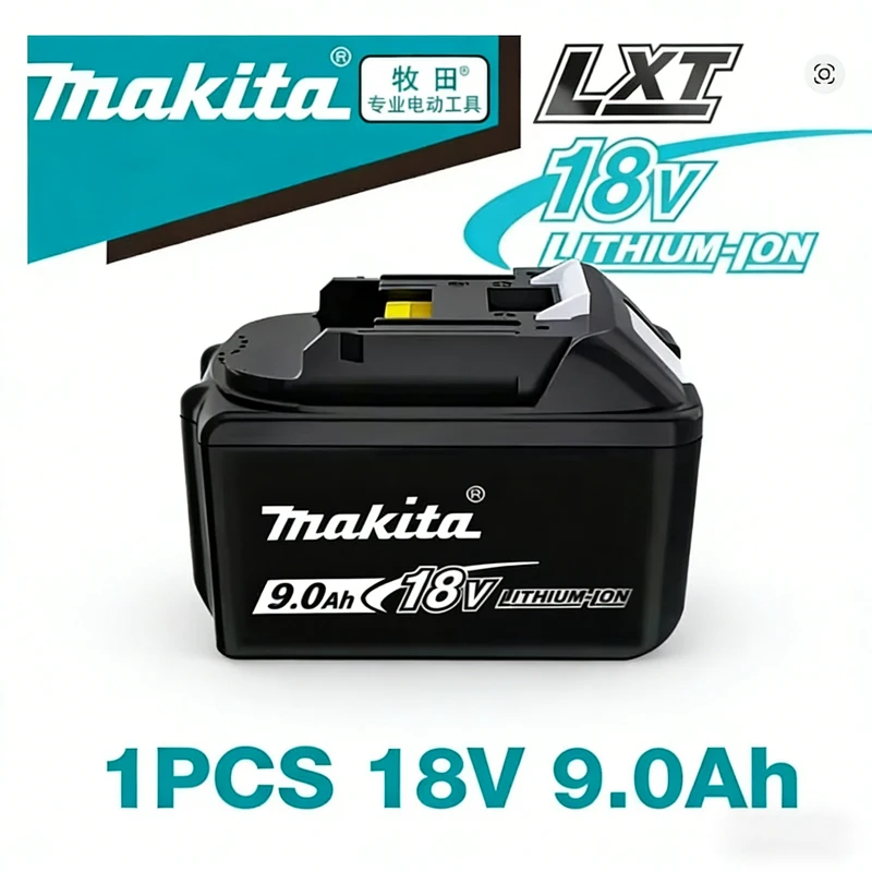 100% Original 18V Makita 9Ah Makita Akku BL1840 BL1830B BL1850B BL1850 BL1860 BL1815 Ersatz-Lithium-Akku