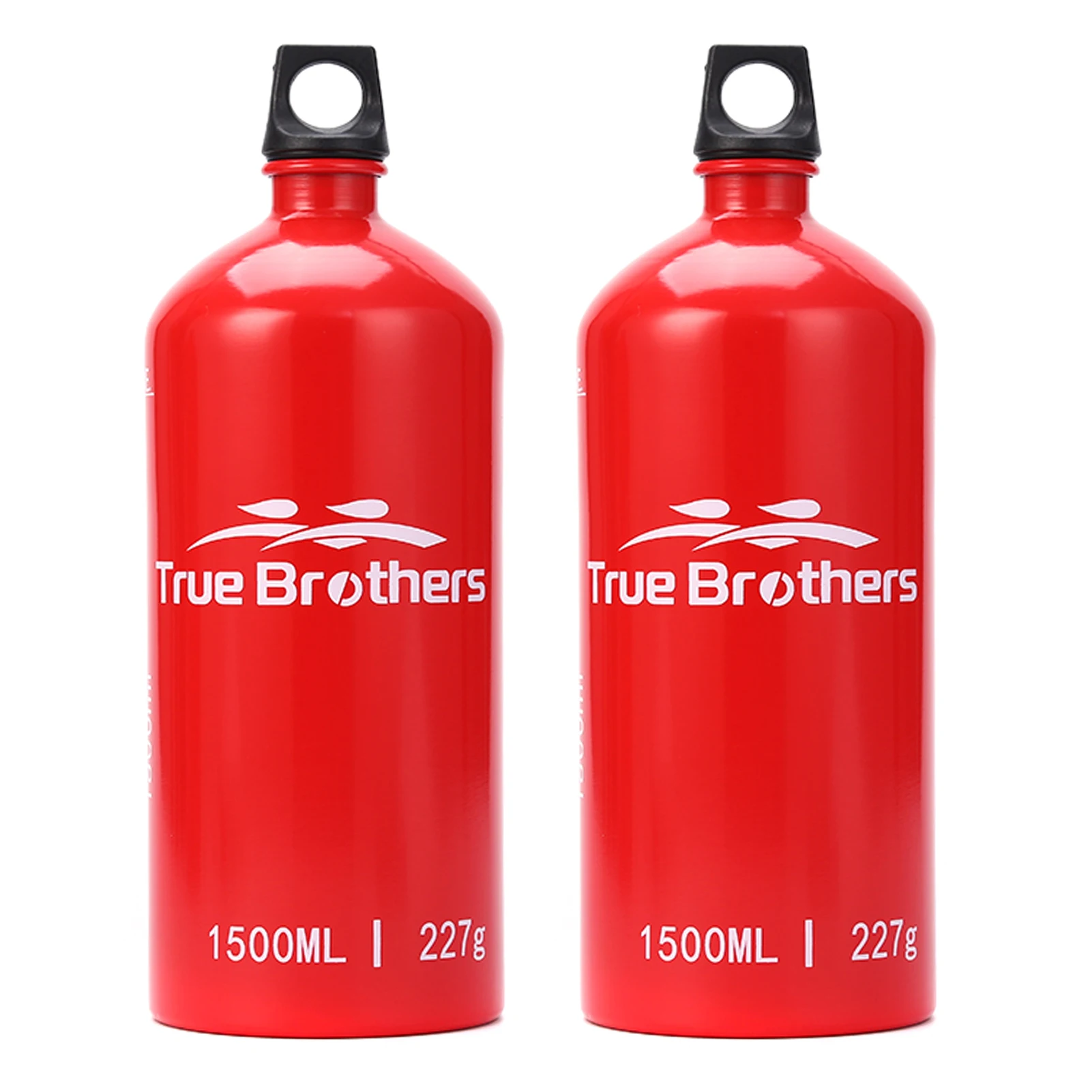 1.5L Aluminum Oil Fuel Bottle Alcohol Liquid Gas Oil Container for Camping Hiking Backpacking