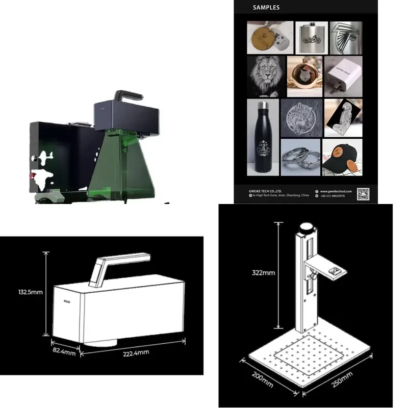 Smart Portable Metal and Plastic Fiber Engraver