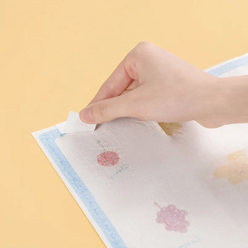 20PCS Disposable Placemats for Baby Toddle Feeding Stick-On Disposable Table Mats Portable for Travel Home High Chair - view 3