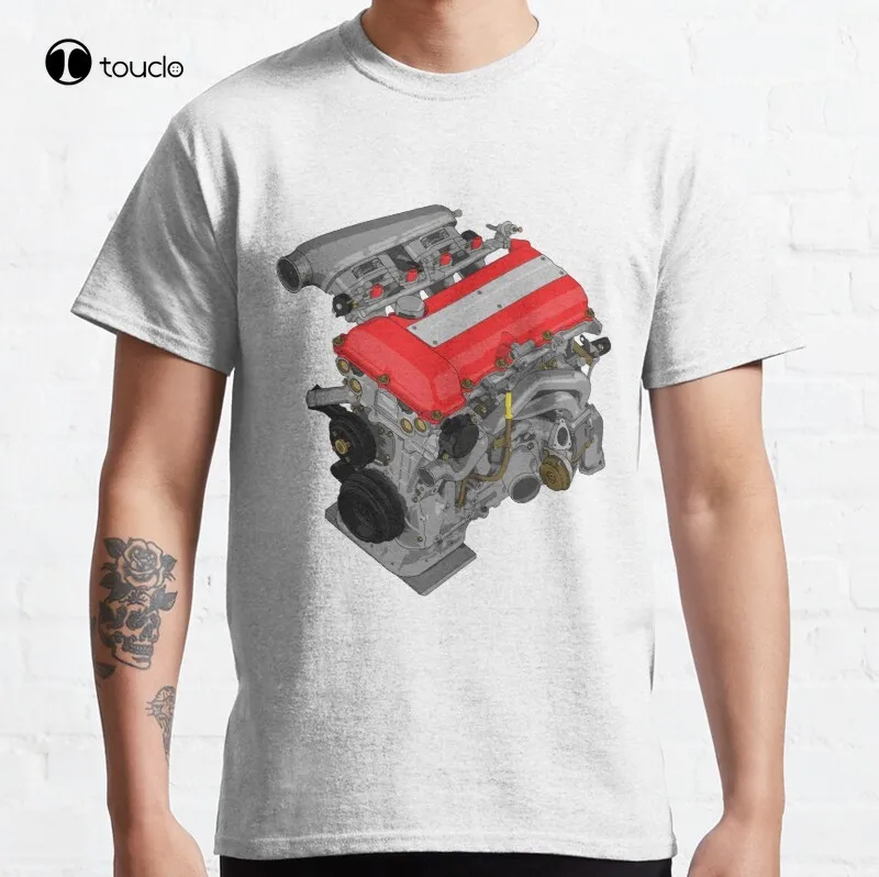 Sr20 Sticker Classic Jdm Jdm Car Tuning Automotive Artymotive Silvia T-Shirt Cotton Tee Shirt Unisex Fashion Tshirt Summer