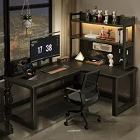 Nordic Desktop Computer Desks Home Student Study Table Bookshelf Integrated Computer Table Bedroom Writing Workbench Furniture Z