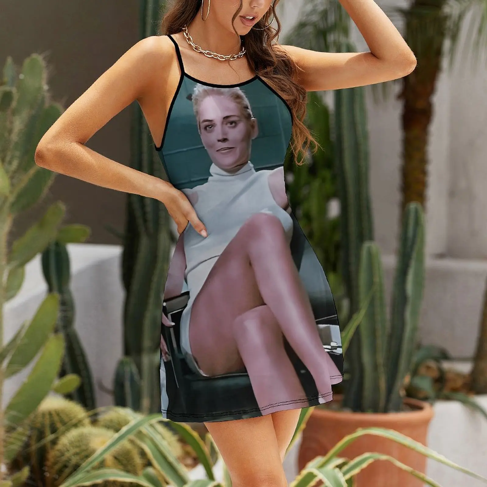 

Сексуальная женская одежда Платье Шарон Камень Шарон Камень Бестселлер Базовый Inst (2) Женское платье на бретельках Повседневная вечеринка с графикой