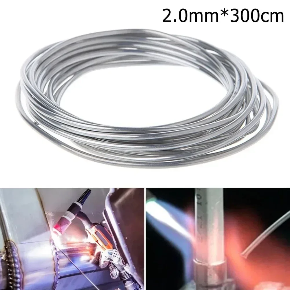 2mm*300cm Welding Wire Copper Aluminum Flux Cored Wire Low Temperature Aluminium Welding Rod No Need Solder Powder